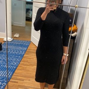 Bodycon black sweater dress from banana republic
